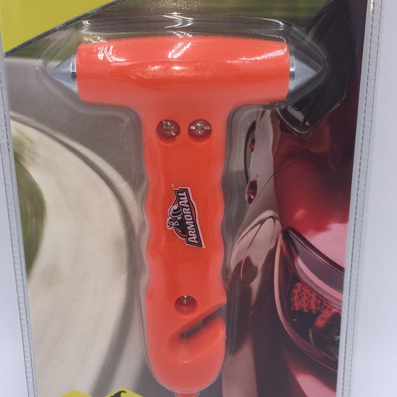 Armor All Emergency Window Hammer Glass Breaker Seat Belt Cutter Auto Safety New - Picture 3 of 14